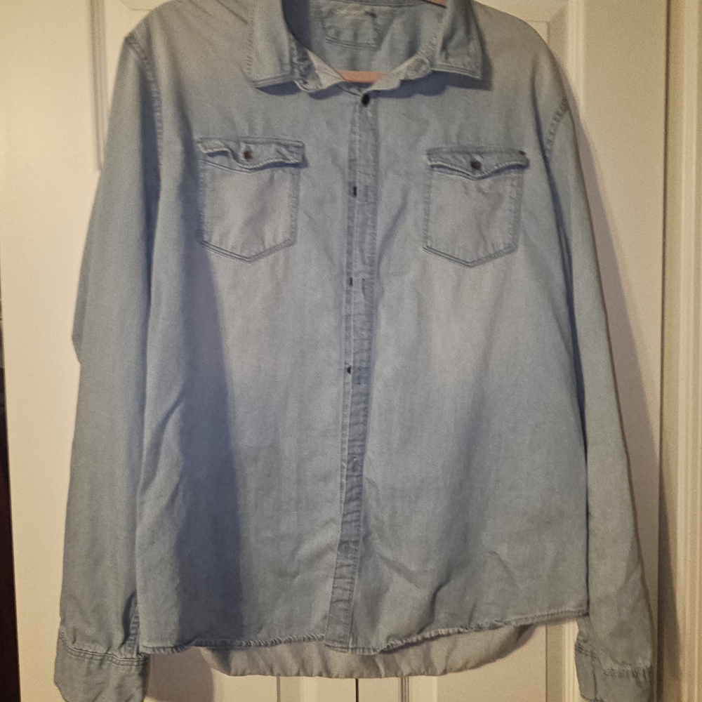 Calvin Klein Light Blue Button Down Shirt "Dad Shirt"